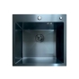 Мийка Mixxus MH5050 Micro Decor Black (3.0/0.8) з нерж. сталі (колір чорний) (MI8215) - 1