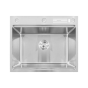 Мийка Mixxus MH6050-SK NANO-SILVER (3.0/0.8) з н.ст. зі сходинкою для суш.,з підст.під ножі(нерж.)(MX1941) - 1