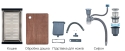 Мийка Mixxus Premium MH7545-SET-05 MICRO DECOR NANO-BLACK (3.0/0.8) комплект (графіт) (MX9633) - 5