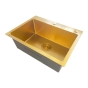 Мийка Mixxus MH5843 Micro Decor Brushed Gold (3.0/0.8) з нерж. сталі (колір матове золото) (MI8218) - 4