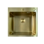 Мийка Mixxus MH5050 Micro Decor Brushed Gold (3.0/0.8) з нерж. сталі (колір матове золото) (MI8214) - 1
