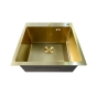 Мийка Mixxus MH5050 Micro Decor Brushed Gold (3.0/0.8) з нерж. сталі (колір матове золото) (MI8214) - 3