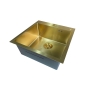 Мийка Mixxus MH5050 Micro Decor Brushed Gold (3.0/0.8) з нерж. сталі (колір матове золото) (MI8214) - 4