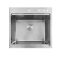 Мийка Mixxus MH5050-SK NANO-SILVER (3.0/0.8) з н.ст. зі сходинкою для суш.,з підст.під ножі(нерж.)(MX1939) - 1
