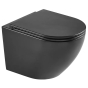 Унітаз підвісний Mixxus Premium ELLIPSE-0303-T3 BLACK 520х365х360mm,система змиву TORNADO 3.0 (MP6591) - 1