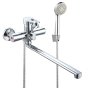 Смеситель для ванны WEZER VRL710-01 с длинным изливом, Ø35, хром (VRL710-01) - 1