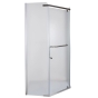 Душевая кабина с низким поддоном Mixxus LINES SCT01-90x90x198-TR CHROME прозрачное стекло 6мм (MI6913) - 6
