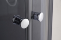 Душова кабіна з низьким піддоном Mixxus CUBIC SCT01-90x90x195-TR GRAPHITE прозоре скло 4мм (MI6905) - 12