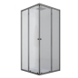 Душова кабіна з низьким піддоном Mixxus CUBIC SCT01-90x90x195-TR GRAPHITE прозоре скло 4мм (MI6905) - 5