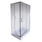 Душова кабіна з низьким піддоном Mixxus HARD SCT01-120x80x198-TR CHROME прозоре скло 5мм (MI6910) - 6