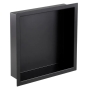 Полка-ниша для ванной комнаты Mixxus Premium NICHE-0101 BLACK из нержавеющей стали SUS304 (MI6678) - 1