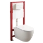 MIXXUS PREMIUM ELLIPSE-SET-2101 Комплект: Унитаз система смыва TORNADO 3.0+ Инсталляция с панелью смыва WHITE (MP6667) - 1