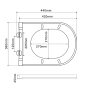 MIXXUS PREMIUM ELLIPSE-SET-2101 Комплект: Унитаз система смыва TORNADO 3.0+ Инсталляция с панелью смыва WHITE (MP6667) - 4