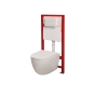 MIXXUS PREMIUM ELLIPSE-SET-2101 Комплект: Унитаз система смыва TORNADO 3.0+ Инсталляция с панелью смыва WHITE (MP6667) - 5
