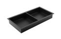 Полка-ниша для ванной комнаты Mixxus Premium NICHE-0103 BLACK из нержавеющей стали SUS304 (MI6682) - 4