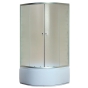 Душова кабіна з високим піддоном Mixxus PLAIN SCT01-90x90x195-FB SATIN матове скло 4мм (MI6894) - 1