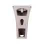 Раковина моноблок Mixxus BEVEL-1101 з отвором під змішувач та переливом 450х435х835mm (MI6697) - 8