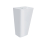 Раковина моноблок Mixxus STYLE-1101 с отверстием под смеситель и переливом 440х380х830mm (MI6696) - 4