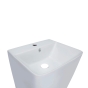 Раковина моноблок Mixxus STYLE-1101 с отверстием под смеситель и переливом 440х380х830mm (MI6696) - 6