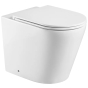 Унітаз підлоговий безбачковий MIXXUS PREMIUM BEVEL-0701-T1 580х365х430mm, система змиву TORNADO 1.0 (MP6597) - 1