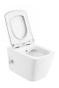 Унитаз-биде подвесной Mixxus Premium QUADRO-1301-R 510x350x345mm система смыва RIMLESS (MP6658) - 4