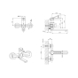 Смеситель для ванны Mixxus Lord 009 Euro Graphite (Цвет графит) (MI7140) - 2