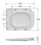 Унитаз-компакт Mixxus WAVE-0404-R 630х350х805mm, система смыва RIMLESS (MI6692) - 3