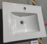 Раковина меблева Mixxus Premium CUBIC-1501 610х460х170mm з отвором під змішувач та переливом (MP6495) - 3