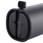 Мусорное ведро с плавным закрытием овальное Mixxus Premium Olivary-TC0105 Graphite 5 л цвет графит (MI7063) - 8