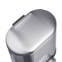 Мусорное ведро с плавным закрытием овальное Mixxus Premium Topper-TC0205 SS Color 5л цвет нержавейка (MI7059) - 9