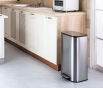 Мусорное ведро с плавным закрытием прямоугольное Mixxus Cubic-TC0112 SS Color 12л цвет нержавейка (MI7089) - 3