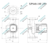 Циркуляційний насос SHIMGE XPS40-18F-250 (380В, 1,3 кВт) - 3