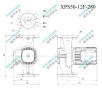 Циркуляційний насос SHIMGE XPS50-12F-280 (380В, 1,0 кВт) - 3