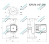 Циркуляційний насос SHIMGE XPS50-16F-280 (380В, 1,3 кВт) - 3