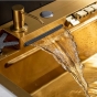 Кухонна мийка Frap GS 7547-13 PROFI з повним комплектом аксесуарів (GOLD) - 8
