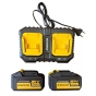 Пила ланцюгова акумуляторна ZEGOR CSPB-21BL-16W 2*(21 V, 4 Ач) (шина 400мм) у коробці (Серія PROFESSIONAL) - 4