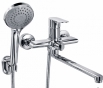 Смеситель для ванны Grace TORA-501 long CHROME настенный с длинным изливом - 1