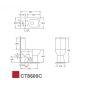 Унітаз-компакт Grace LYRA CT8600C керамічний RIMLESS - 5