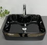 Умывальник (раковина) VBI FORLI BLACK GLOSSY накладной VBI-011106 - 1