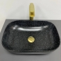 Умивальник (раковина) VBI RAVENNA SPACE BLACK MATT накладний VBI-011221 - 2