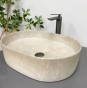 Умивальник (раковина) VBI VERONA 50 BEIGE STONE MATT накладний (VBI-011325) - 2