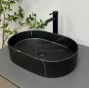 Умивальник (раковина) VBI VERONA 50 BLACK MARMO MATT накладний (VBI-011328) - 3