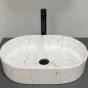 Умивальник (раковина) VBI VERONA 50 GOLD MARMO GLOSSY накладний (VBI-011329) - 4