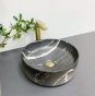 Умивальник (раковина) VBI PRATO BLACK ONYX MATT накладний (VBI-011406) - 3