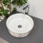 Умивальник (раковина) VBI PRATO BRUSH SILVER WHITE накладний (VBI-011407) - 3