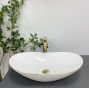 Умивальник (раковина) VBI TURIN WHITE GOLD EDGE накладний (VBI-011508 - 1