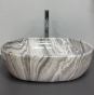 Умывальник (раковина) VBI MODENA S GREY ONYX накладной VBI-012009 - 4