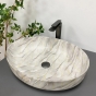Умивальник (раковина) VBI UDINE STONE GLOSSY накладний VBI-012102 - 3