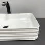 Умивальник (раковина) VBI VOLTURINO WHITE накладний VBI-012619 - 2