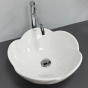 Умывальник (раковина) VBI ROSOLINI WHITE накладной VBI-012625 - 3